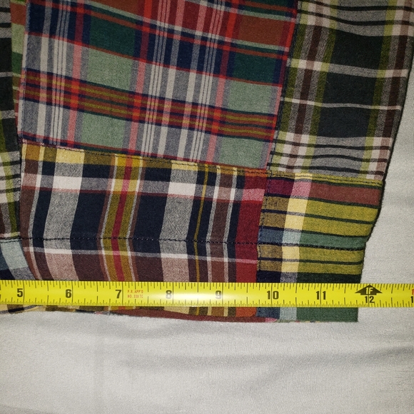 Polo Ralph Lauren Madras Plaid Patchwork Classic Shorts Men's Size 34 New - Picture 11 of 11